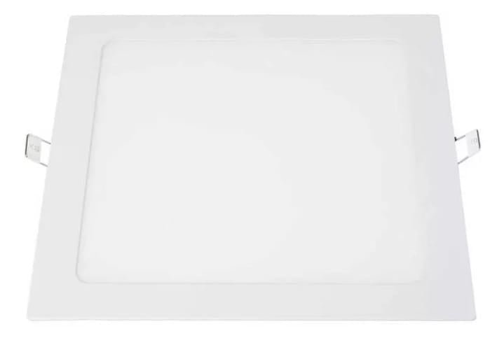 Painel Plafon Led Branco 12w Embutir Quadrado 17x17cm